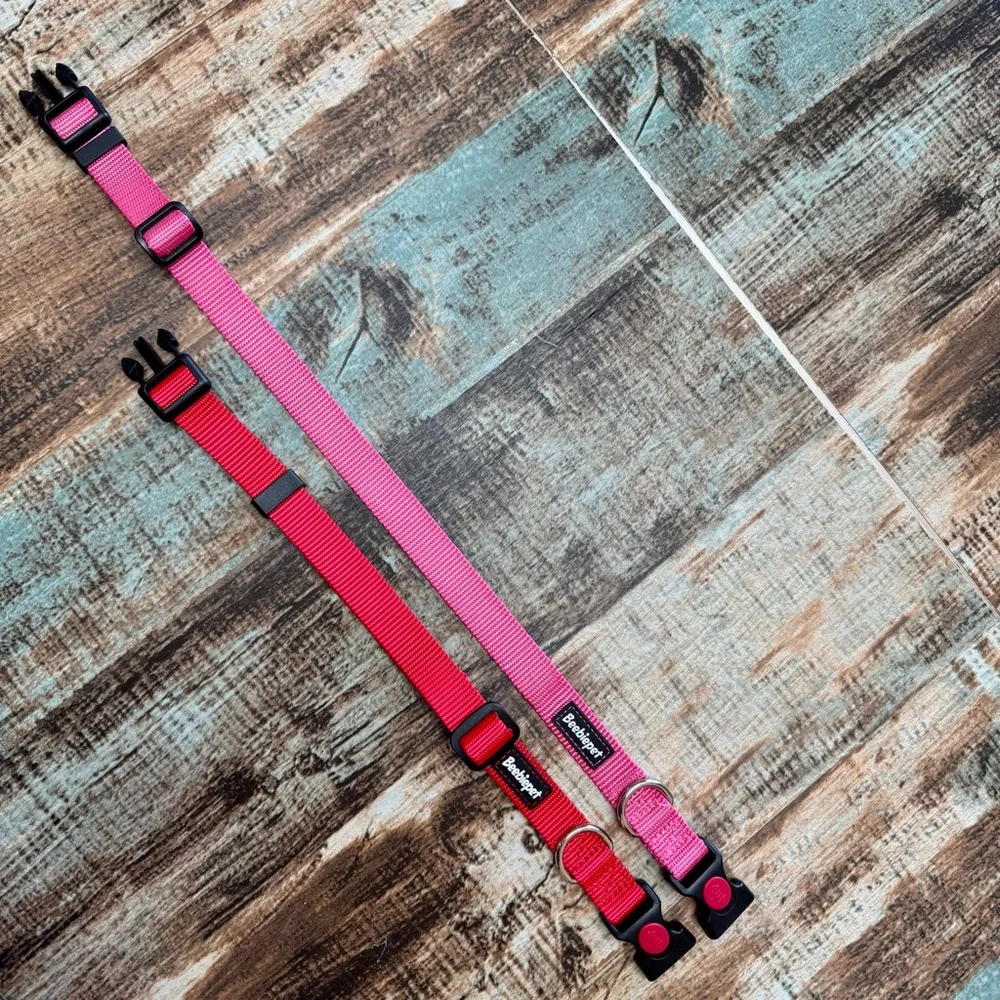 🆕 Set of Two “Beebiepet” Dog Collars | #L12